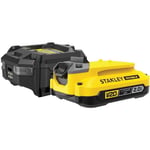 Startsats - STANLEY FATMAX V20 - SFMCB10D1-QW - 1,25A laddare + 1 18V 2Ah batteri