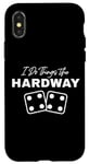 Coque pour iPhone X/XS Casino Craps Je fais des choses The Hardway 4s Dice Gambling