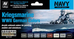 Vallejo 71615 KRIEGSMARINE WWII GERMAN COLORS  ( 8 x 17 ml )