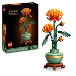 LEGO Icons Chrysanthemum Flower Building Set, Creative Model Kit for Adults to Build, Artificial Plant Gift for Women, Men, Her or Him, Home Office Decor Display from the Botanical Collection 10368