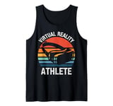 VR Gaming Headset Virtual Reality Athlete Vintage Gamer Tank Top