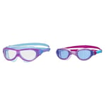 Zoggs Phantom Junior Swimming Goggles, UV Protection Swim Goggles & Phantom 2.0 Childrens Swimming Goggles, UV Protection Swim Goggles