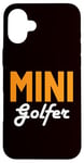 Coque pour iPhone 16 Plus Mini golfeur