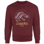 Jurassic Park Lost Control Sweatshirt - Burgundy - L - Burgundy