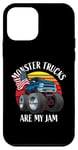 iPhone 12 mini Monster Trucks Are My Jam Funny 4x4 Monster Truck Cartoon Case