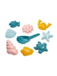 Ecoiffier Shell Sand Molds with Shovel 9 pcs.