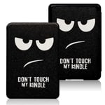 YOPM Kindle Cover,Compatible With Kindle 10Th 2019 8Th 2016 Released Cover For Kindle Paperwhite 4/3/2 Auto Sleep/Wake Hard Case Don'T Touch My Kindle,For Pq94Wif