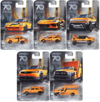 Matchbox 70th Moving Parts HMV12 Set 5 Models Porsche Hummer Corvette Mazda