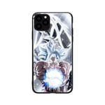 Cartoon Anime Dragon Ball Tempered Glass Phone Case for iPhone 6 6S 7 8 Plus X XR XS Max 11 12 Pro Max Mini Manga Cellphone Covers (5, iPhone XR)