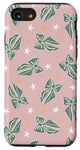 iPhone SE (2020) / 7 / 8 Aesthetic Green Bow On Light Pink Coquette Pink Christmas Case