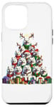 Coque pour iPhone 12 Pro Max Christmas Tree Samoyed Dog Sammies