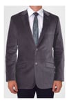 Veste En Velours Gris Homme