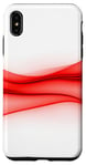 Coque pour iPhone XS Max Rouge Art Minimal Abstrait Esthétique