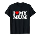 Red Heart I Love My Mum T-Shirt