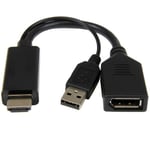 Adapter Cablexpert Active 4K HDMI A-HDMIM-DPF-01