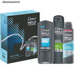 Dove Men+Care Daily Care Trio body wash, 2-in-1 shampoo & conditioner