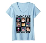 Disney Wreck It Ralph 2 Pancake Grid T-Shirt avec Col en V