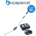 Makita DUN461 18v Telescopic Pole Hedge Cutter Trimmer Long Reach 5ah Battery