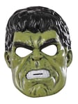 RUBIES - HULK - Marvel Officiel - Masque Hulk pour Enfants - Taille Unique - Masque Avengers en Plastique avec Elastique Fermeture Velcro Ajustable - Pour Carnaval, Halloween, Anniversaire