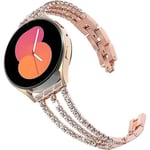 Yhteensopiva Samsung Galaxy Watch 4 -rannekkeen 40 mm 44 mm, 20 mm:n hihnan kanssa Galaxy Watch Active 2 -hihnalle 40 mm 44 mm, Garmin Vivoactive 3 -hihnalle