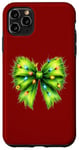 iPhone 11 Pro Max Green Christmas Bow with Lights Case