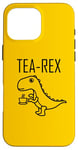 Coque pour iPhone 16 Pro Max Tea Rex Drôle T-Rex Tyrannosaure Dinosaure