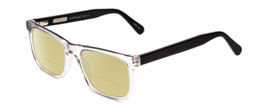 Ernest Hemingway H4861 Cateye Polarize BI-FOCAL Sunglasses in Clear Crystal 55mm