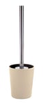 Spirella Brosse WC à Poser Porte-Balai Toilette Pot à Balai „Takeo“ Eco Friendly Fibres Naturelles Bambou Sable