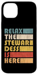 Coque pour iPhone 14 Plus Relax Stewardess, Hôtesse De L'air