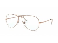 Ray-Ban Lunettes de vue RX6489 AVIATOR  3094 or rose Unisexe