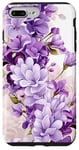 iPhone 7 Plus/8 Plus White Violet Purple Lavender Lilac Floral Botanical Flowers Case