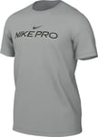 Nike Men's Shirt M NK DF Tee DB Pro, Lt Smoke Grey, FJ2393-077, M