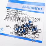 Shimano Spares PD-GR500 pin and spacers, pack of 9