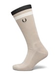 Bold Tipped Towelling Sock Underwear Socks Regular Socks Beige Fred Perry