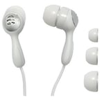 ezEars SX50 In Ear Headphones/Earphones for iPhone 4 5 5S 5C 6 6 PLUS White