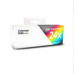 24x Eurotone Ink Alternative for Epson T0807 T0801-06