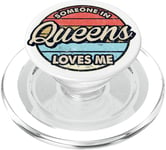 Someone in Queens Loves Me County, États-Unis PopSockets PopGrip pour MagSafe