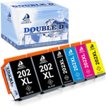 202Xl Multipack Pour Cartouches D'Encre Epson 202 202Xl Pour Cartouche Epson Xp 6100,Epson Xp 6105,Epson Xp 6000