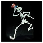 Inlaystickers for Guitars & Bass - Jerry Garcia (Grateful Dead) Skeleton