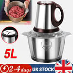 5L Electric Meat Grinder 500W Mincer Mixer Food Chopper Kitchen Mincing Machine