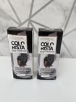 2 x L'oreal Colorista Hair Makeup Silver Grey Hair 30ml