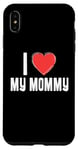 Coque pour iPhone XS Max Coeur Rouge Famille Assortie I Love my Mommy