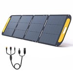 VTOMAN VS220 PRO Panneau solaire portable 220W 48V, efficacité de 23% Panneau solaire pliable avec certification IP67 étanche et adaptateurs Anderson XT60 DC5521 et supports réglables