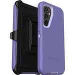 OtterBox Coque pour Galaxy S23 FE Defender Series – Mountain Magesty (Violet), Robuste et Durable, avec Protection des Ports, Comprend Une béquille à Clip