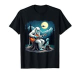 Funny Bigfoot Yeti Guitar Alien UFO Abominable Snowman T-Shirt