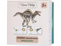 Mama Paints Dominobrickor Dubbelsidiga Dinosaurier