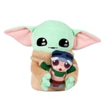 Mattel Star Wars Grogu Bad Baby Peluche avec Petit Anzellan et Effets sonores inspirés de la séquence « Bad Baby, no squeezie » de la série Star Wars: The Mandalorian Saison 3, HXV50