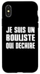 Coque pour iPhone X/XS les boules je suis un bouliste Boccia Boule Pétanque Drôle