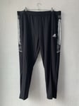 Adidas Womens Lightweight Track Pants Black / White Size 3XL BNWT