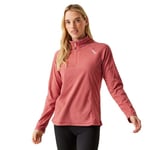 Regatta Womens Montes Half Zip Lightweight Microfleece Pullover Sweatshirt Top, Hardwearing & Comfortable - Perfect for Running, Hiking, & Walking Outdoors Blue